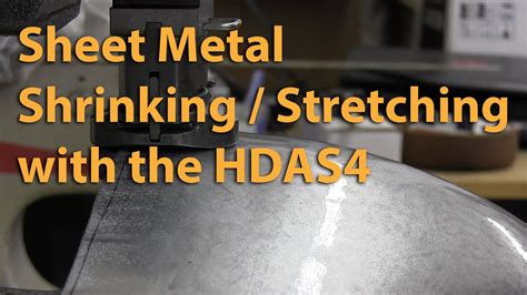 shrinking and stretching sheet metal|shrinking metal with a torch.